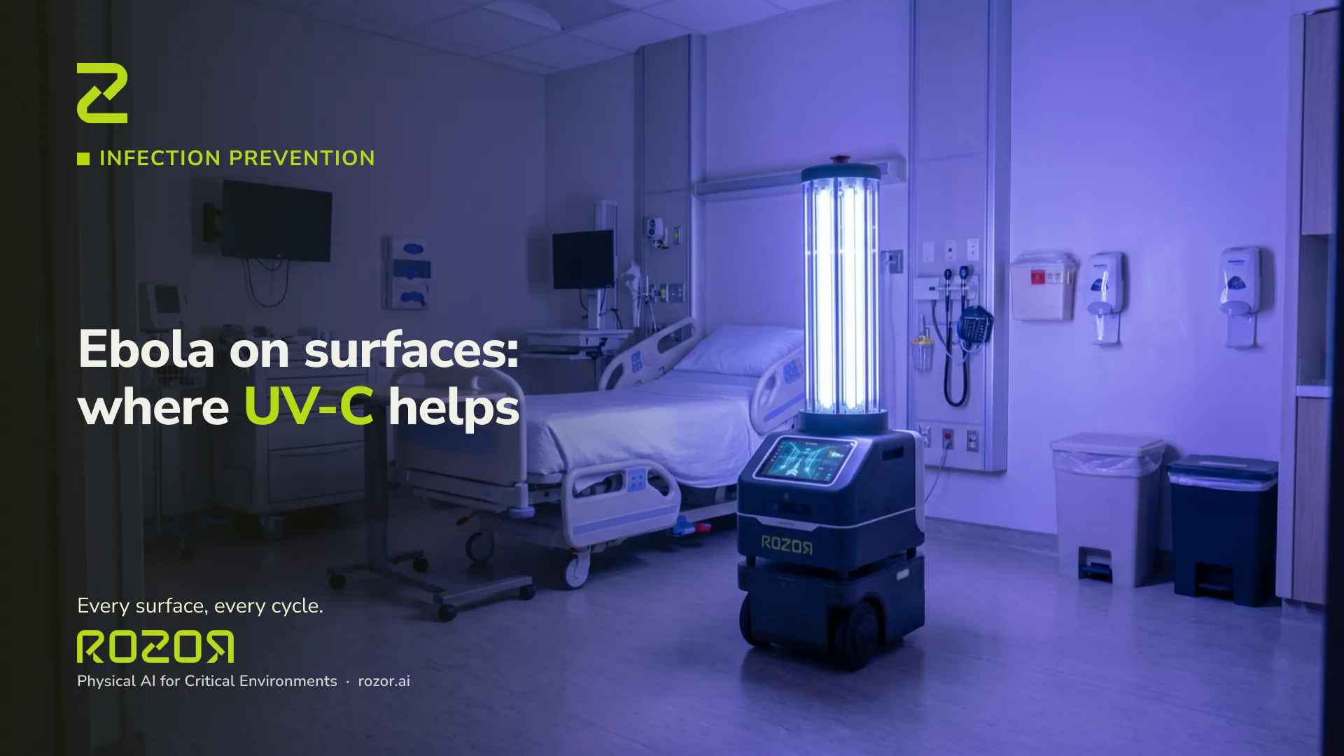 Ebola on surfaces: how UV-C disinfection helps hospitals respond — ROZOR