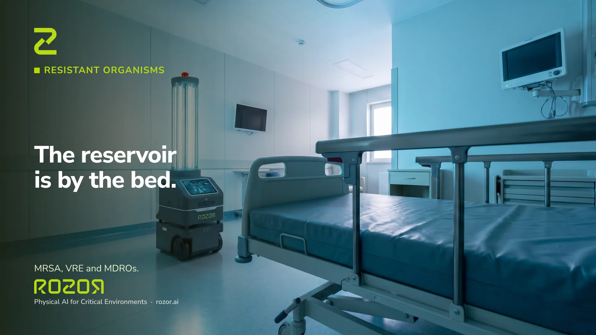 MRSA, VRE and multidrug-resistant organisms on surfaces — ROZOR